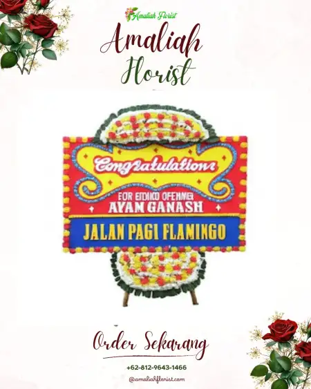 Sewa Papan Bunga Grujugan